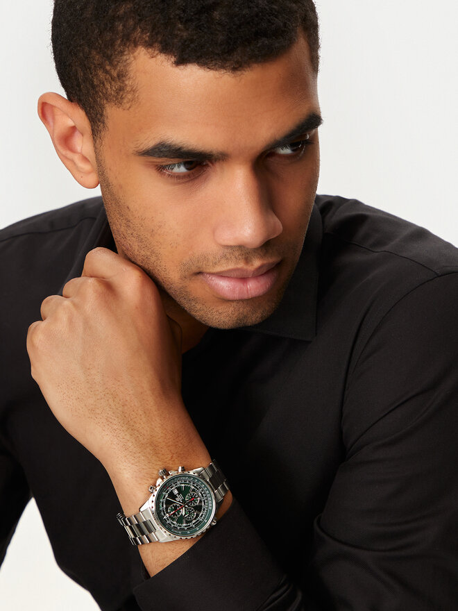 Casio Zegarek Casio Edifice EF-527D-3AVUEF Srebrny