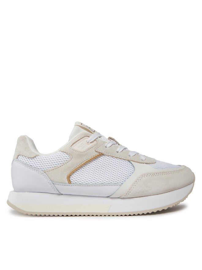 Tommy Hilfiger Снікерcи Tommy Hilfiger Essential Elevated Runner FW0FW07700 Білий