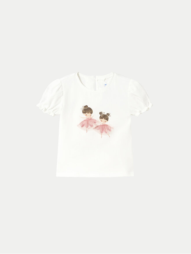 Mayoral Mayoral Majica 1041 Écru Regular Fit