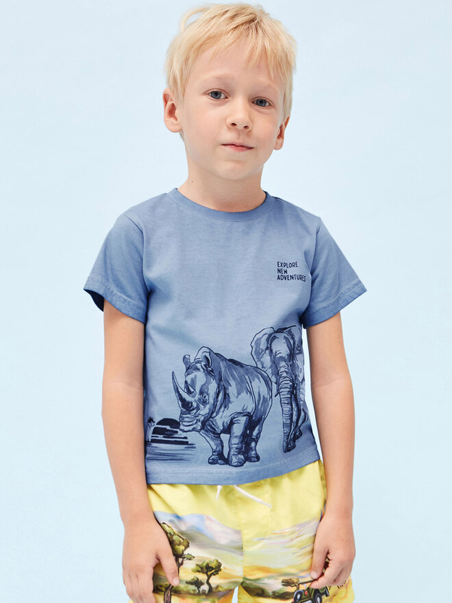 Mayoral Mayoral Camiseta 3011 Azul Regular Fit