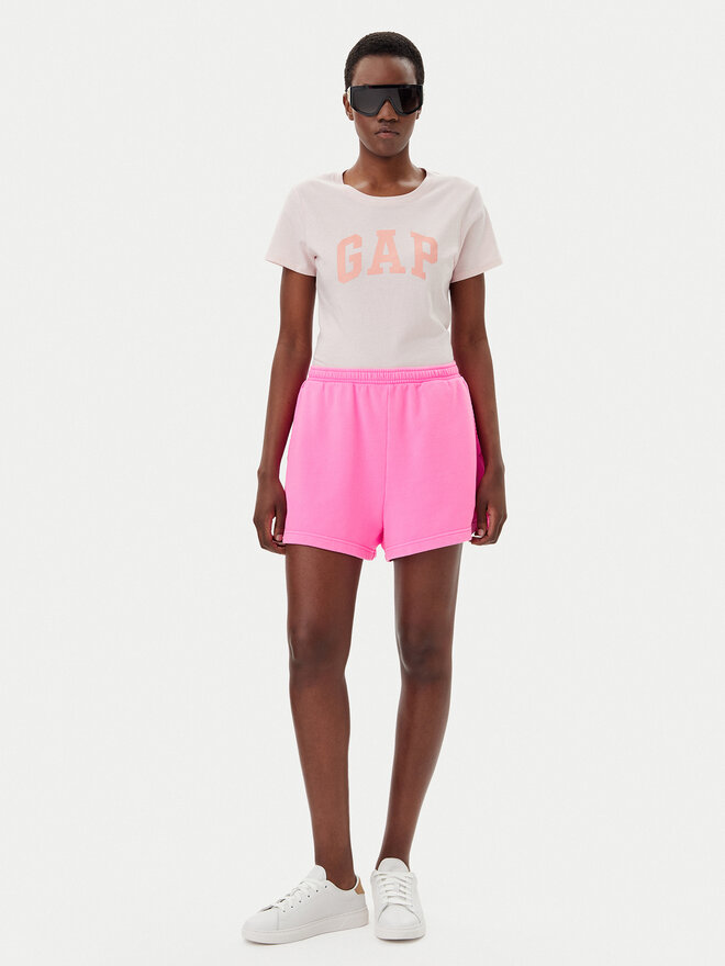 Gap Gap Camiseta 729555-01 Rosa Regular Fit