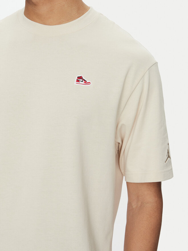 Nike Nike Marškinėliai FN5982 Smėlio Regular Fit