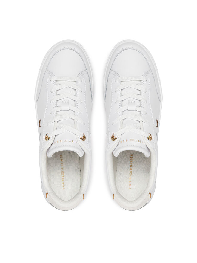 Tommy Hilfiger Sneakers Tommy Hilfiger Essential Chic Court Sneaker FW0FW08322 Alb