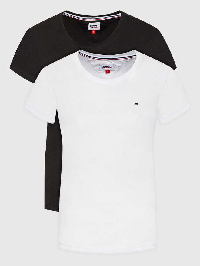 Tommy Jeans Tommy Jeans Set 2 majice Soft DW0DW11459 Šarena Regular Fit