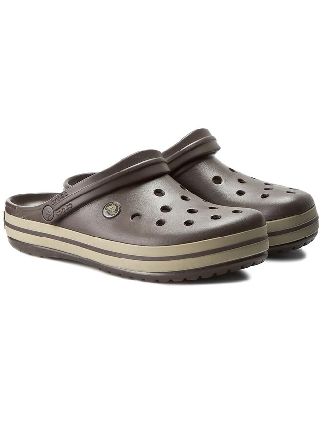 Pantoletten Crocs Crocband 11016 Braun eschuhe