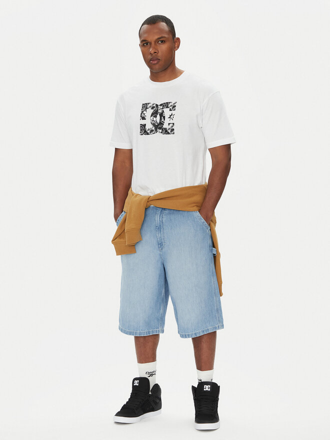 DC DC Футболка ADYZT05461 Білий Regular Fit