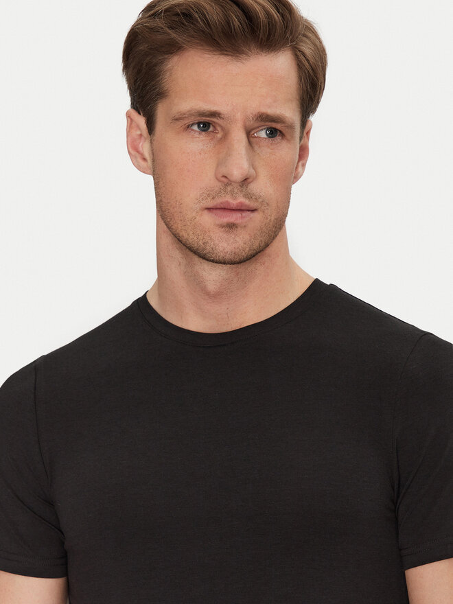 Resteröds Resteröds 2er-Set T-Shirts 27040 2 Schwarz Slim Fit