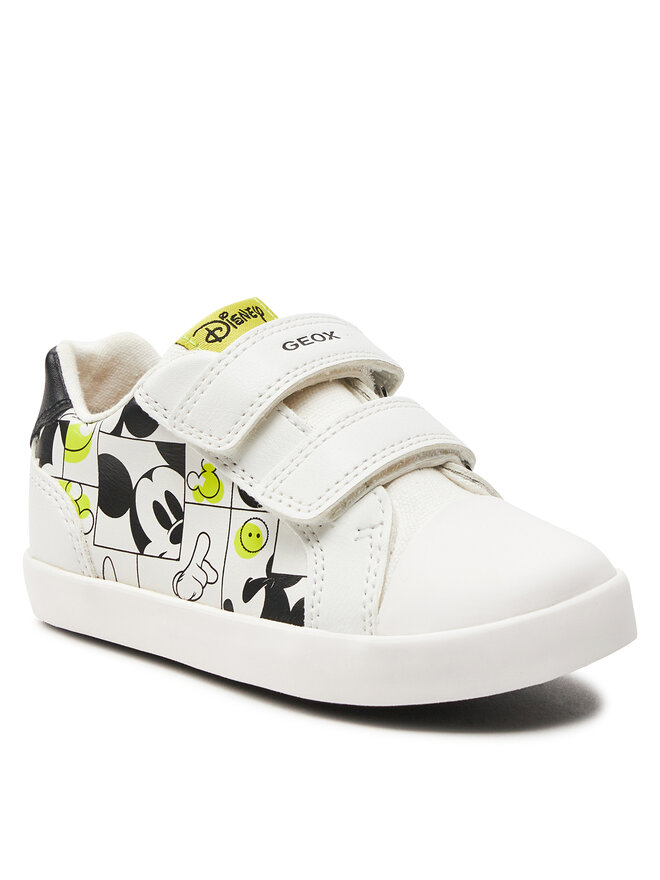 Geox Sneakersy Geox B Kilwi Boy B45A7D 08554 C0552 S Bílá