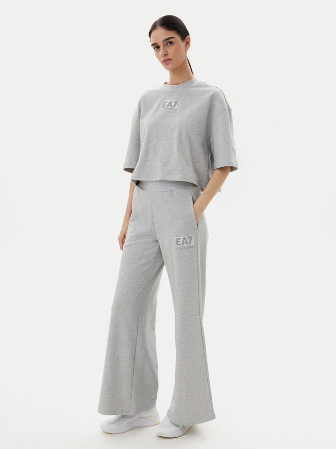 EA7 Emporio Armani EA7 Emporio Armani Футболка 7W000177 AF12473 O8002 Сірий Loose Fit