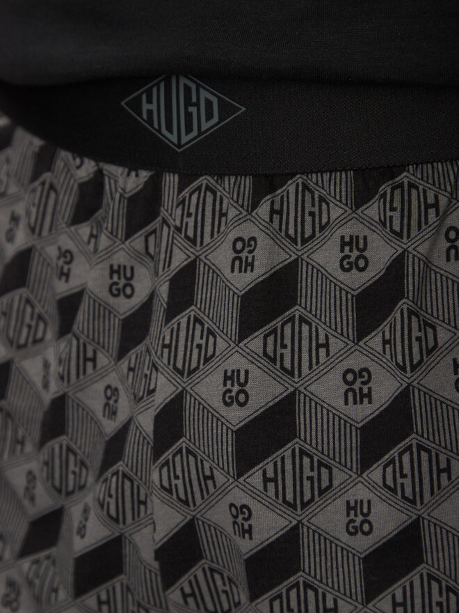 HUGO HUGO Pižamos šortai Jo 50540070 Pilka Regular Fit