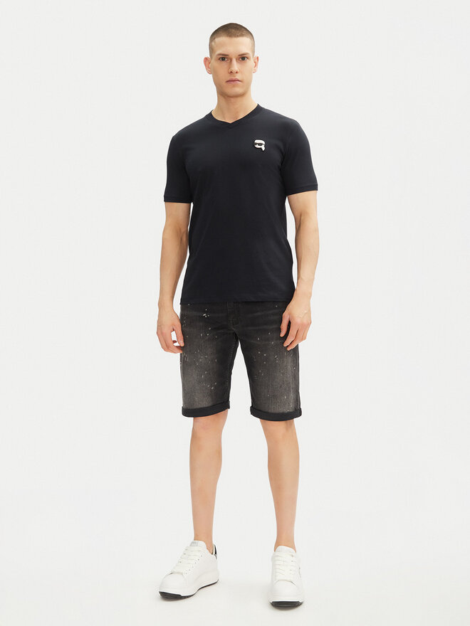 KARL LAGERFELD KARL LAGERFELD Camiseta 755021 552224 Azul marino Regular Fit