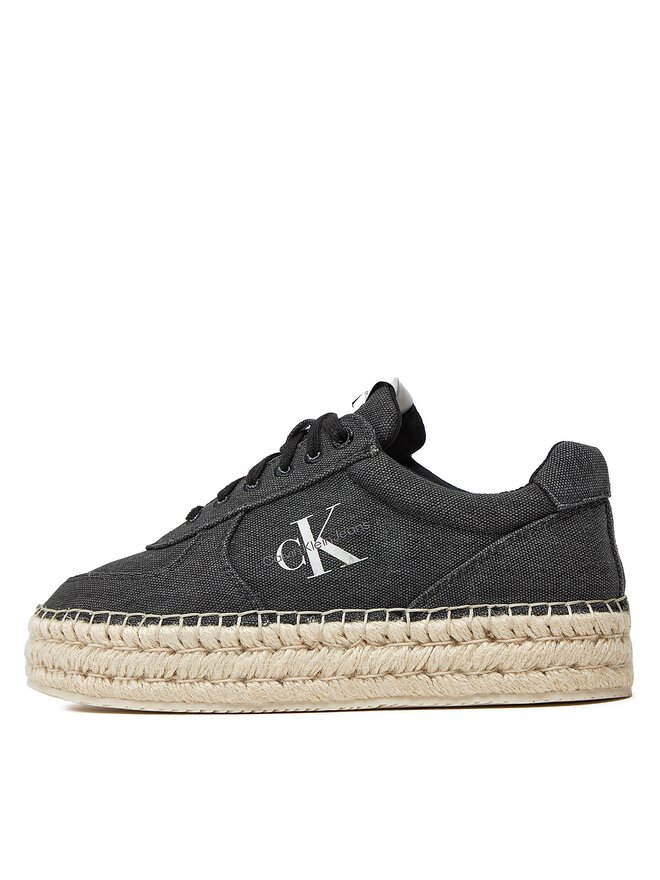 Black superga espadrilles discount