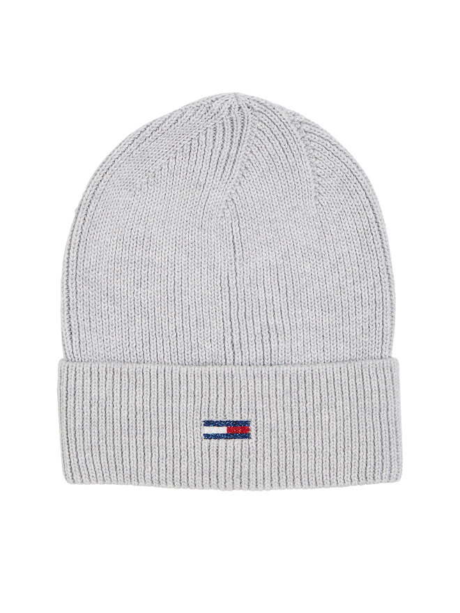 Tommy Jeans Mütze Tommy Jeans Tjw Flag Beanie AW0AW15474 Grau