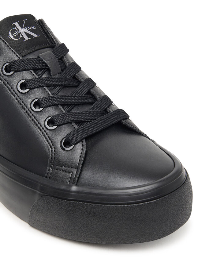 Calvin Klein Sneakers Calvin Klein Vulc Flatform Laceup Low Lth HW0HW03159 Schwarz