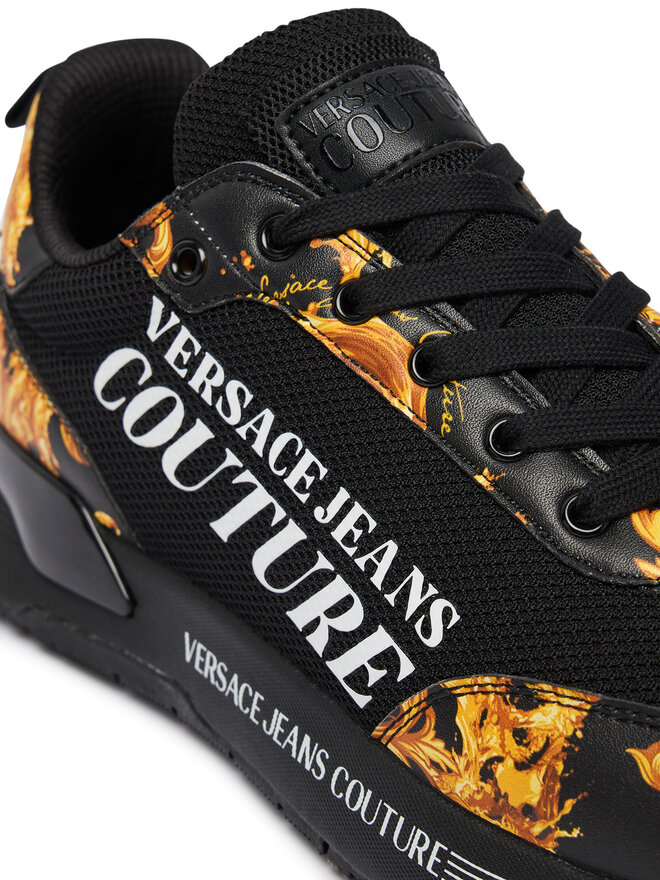 Versace Jeans Couture Снікерcи Versace Jeans Couture 80YA3SA5 Чорний