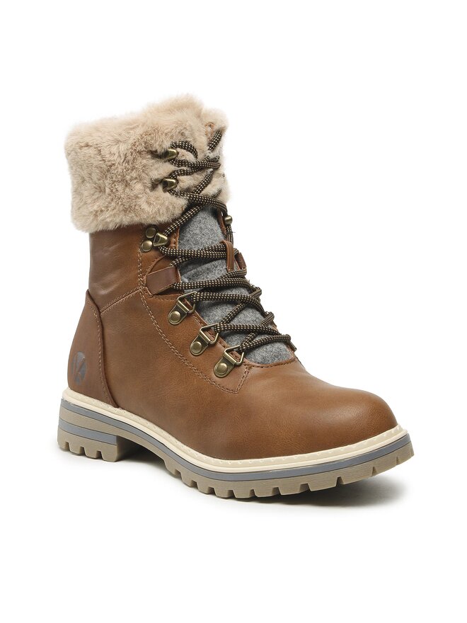 Kimberfeel Schnürstiefeletten Kimberfeel Pixie Braun