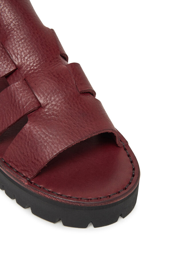 Fracap Sandalen Fracap D031 Dunkelrot