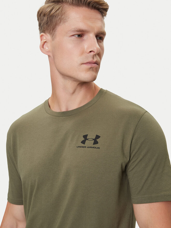 Under Armour Under Armour Marškinėliai UA SPORTSTYLE LC SS 1326799 Chaki Regular Fit