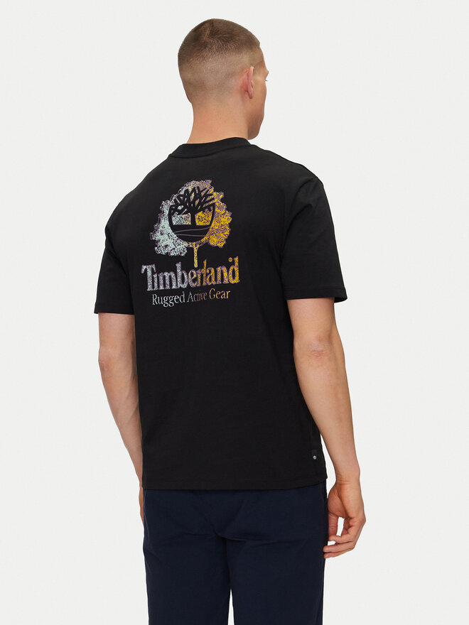 Timberland Timberland Marškinėliai TB0A6DMA Juoda Regular Fit