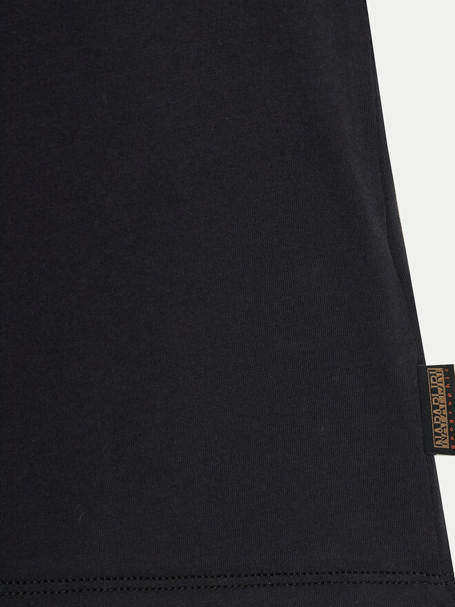 Napapijri Napapijri T-Shirt Chamois NP0A4ILE D Μαύρο Regular Fit