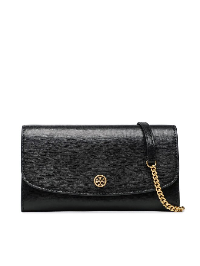 Tory Burch Soma Tory Burch Robinson Chain Wallet 137152 Melns