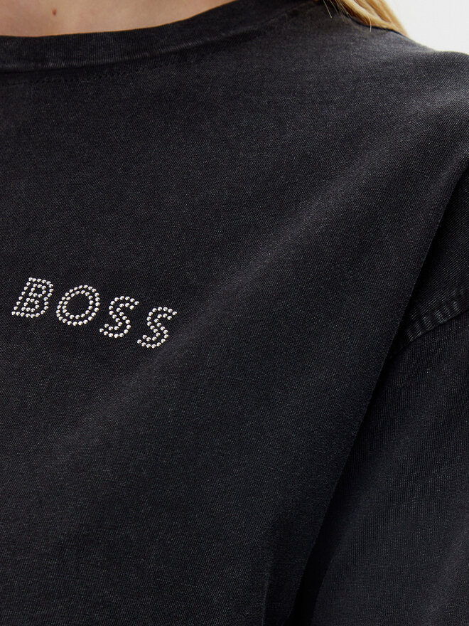 BOSS BOSS Camiseta C_Evi_10 50535106 Negro Relaxed Fit