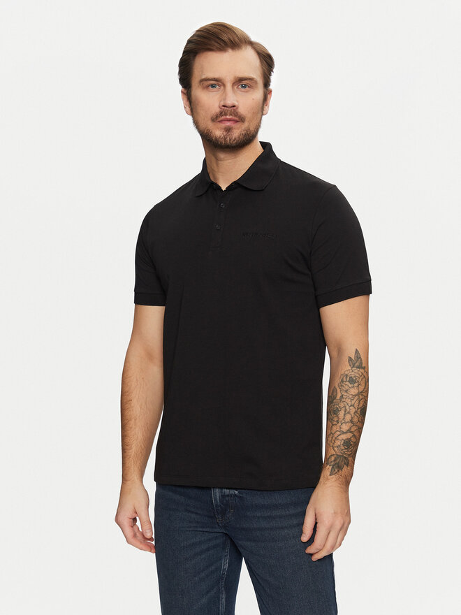 KARL LAGERFELD KARL LAGERFELD Polo 745085 551225 Μαύρο Regular Fit