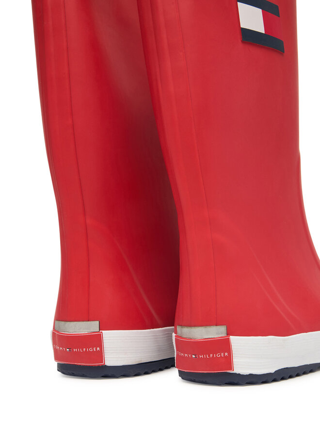 Tommy Hilfiger Gummistiefel Tommy Hilfiger Flag Rain Boot T3XC-33923-0047 D Rot