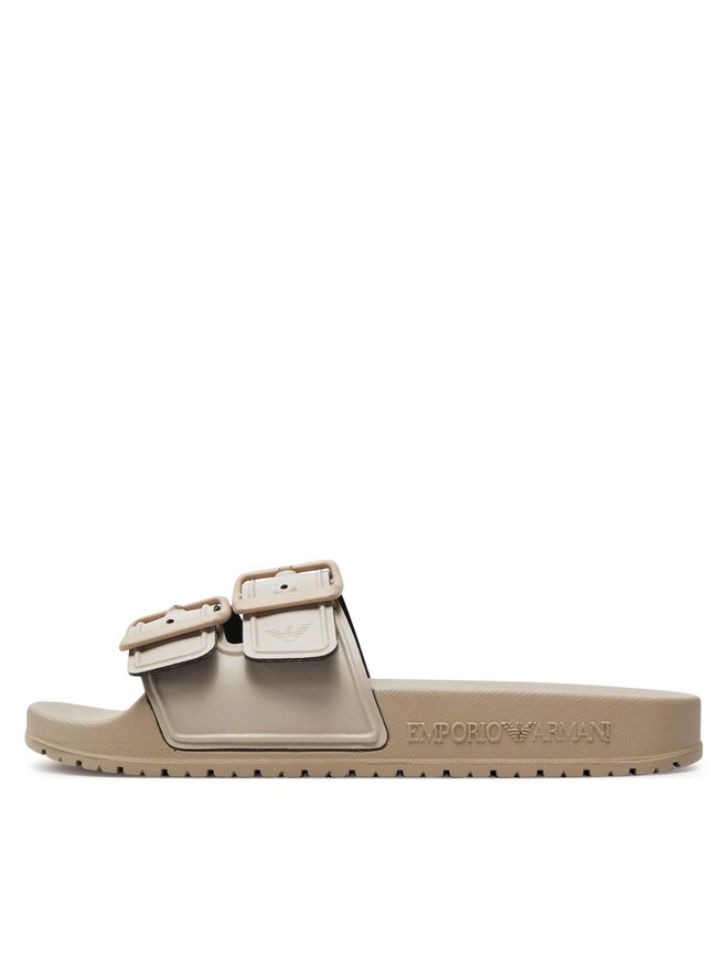 Emporio Armani Şlapi Emporio Armani XVPS09 XN998 D417 Bej