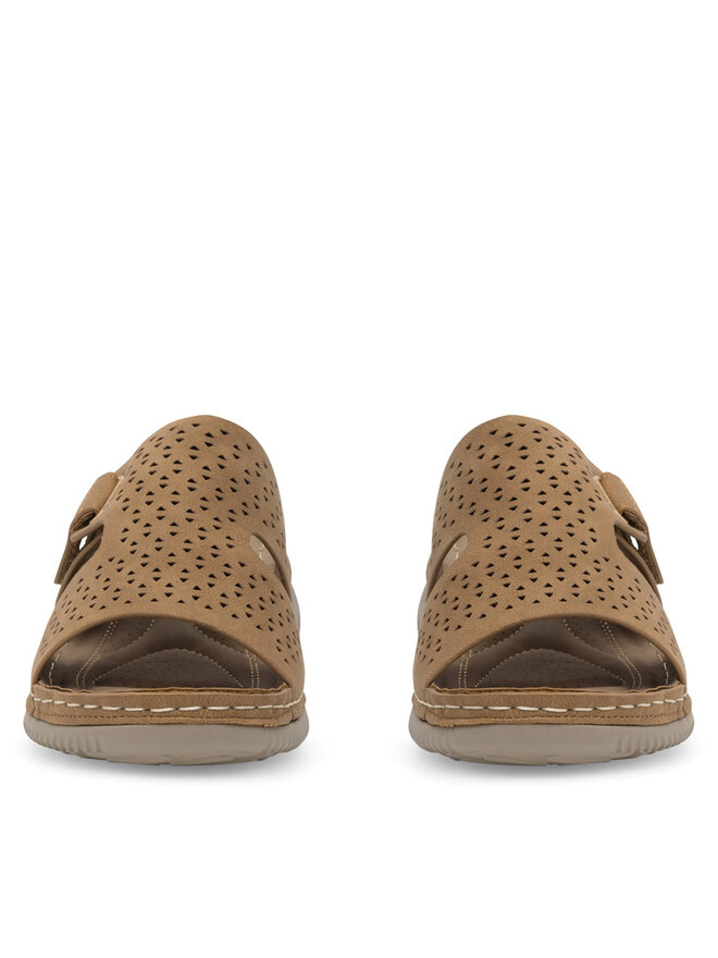 Clara Barson Pantoletten Clara Barson WYL05010-17 Beige