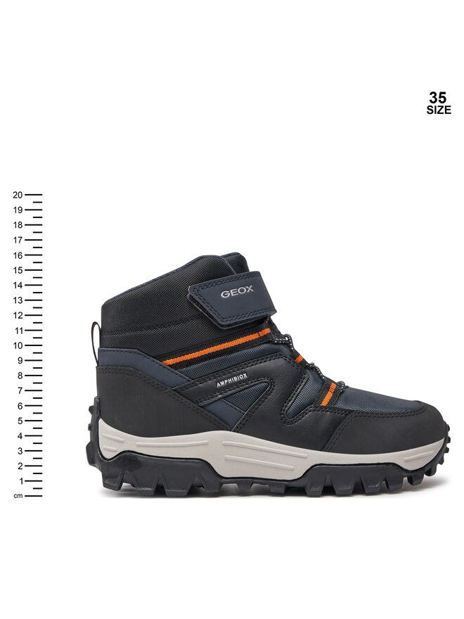Geox Zimski škornji Geox J Himalaya Boy B Abx J46FRD 050FU C0045 S Mornarsko modra