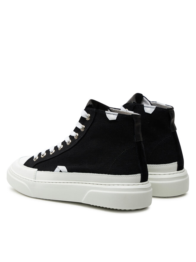 Inuikii Снікерcи Inuikii Canvas Lex High 50103-991 Чорний