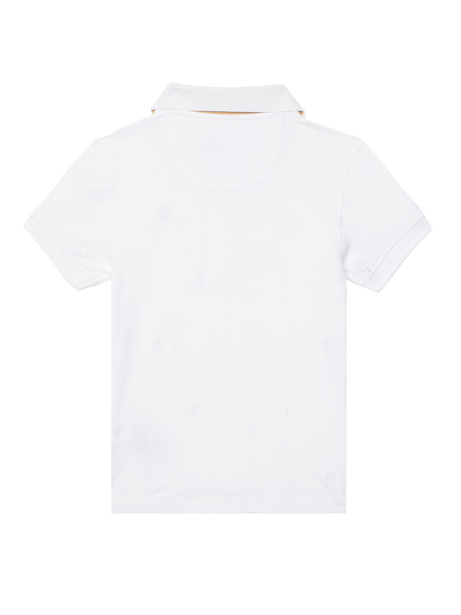 Beverly Hills Polo Club Beverly Hills Polo Club Поло G2555 Білий Regular Fit