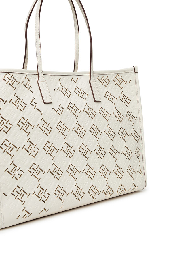 Tommy Hilfiger Bolso Tommy Hilfiger Th City AW0AW17501 Écru