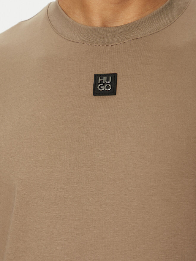 HUGO HUGO Футболка Dalile 50505201 Коричневий Regular Fit