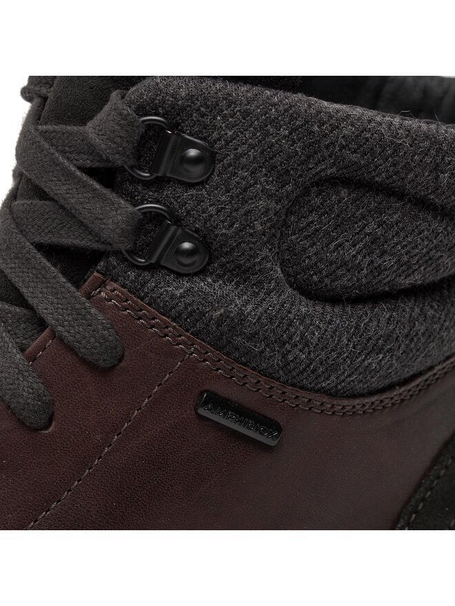 Geox Schnürstiefeletten Geox U Faloria B Abx U36FBB 0FF22 C6009 Braun