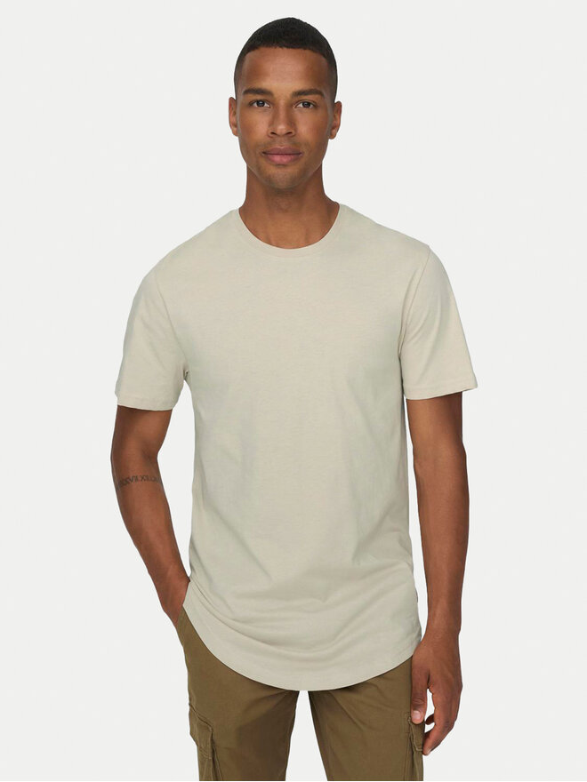 Only & Sons Only & Sons Camiseta Matt 22002973 Beis Regular Fit