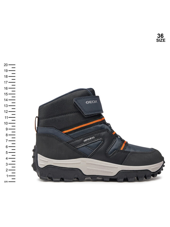 Geox Himalaya Boy B Jungen-Stiefel Wasserdicht – Flachabsatz, Mittlere Weite Für Jungen