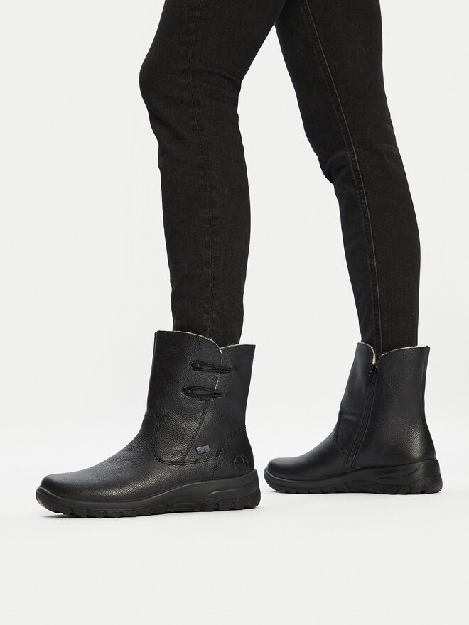 Rieker Μποτάκια Rieker Z7172-00 Μαύρο