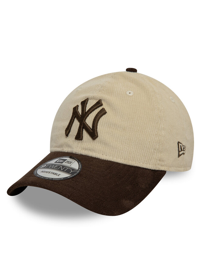 New Era Бейсболка New Era New York Yankees Mlb Premium Cord 9Twenty 60595308 Бежевий