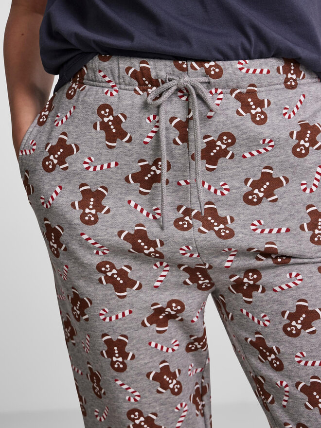 Pieces Pieces Pizsama 17119170 Szürke Loose Fit