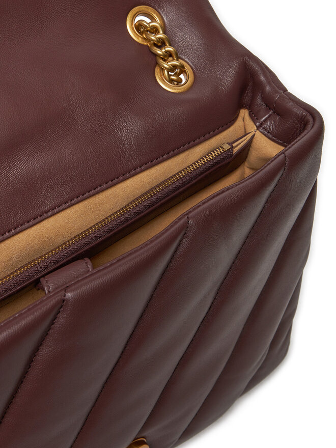 PINKO Ročna torba PINKO Love Puff Big Cl AI 23-24 PLTT 100037 A0F2 Rjava