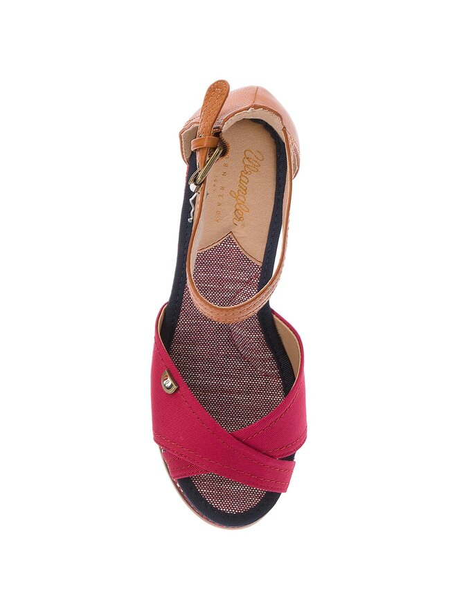 Wrangler Sandali Wrangler Sunset Kelly WL181641 112133036 Rdeča