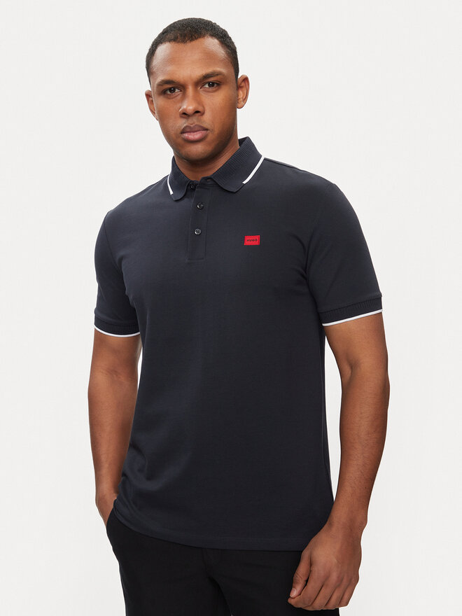 HUGO Hugo Pólóing Deresino232 50490775 Sötétkék Slim Fit
