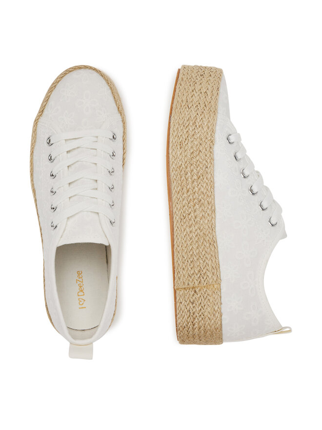 DeeZee Espadryle DeeZee SH-053 Biały