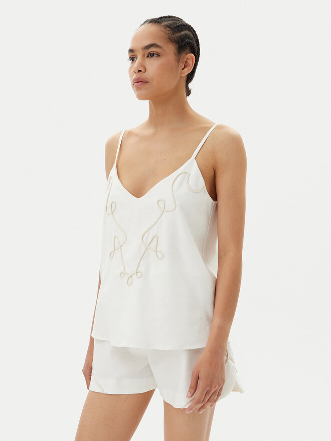ACCESS FASHION ACCESS FASHION Τοπ 53-2212-133 Λευκό Regular Fit