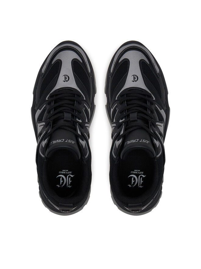 Just Cavalli Sneakersy Just Cavalli 78QA3SH6 ZSC49 Černá