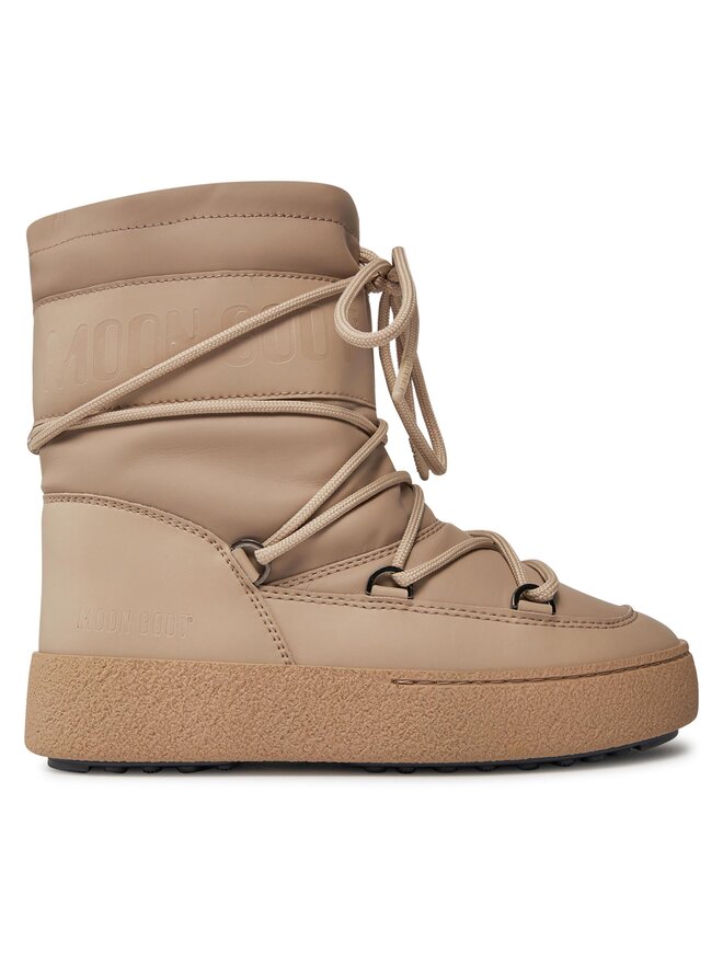 Moon Boot Μπότες Χιονιού Moon Boot Ltrack Tube Rubber 24500900003 Μπεζ