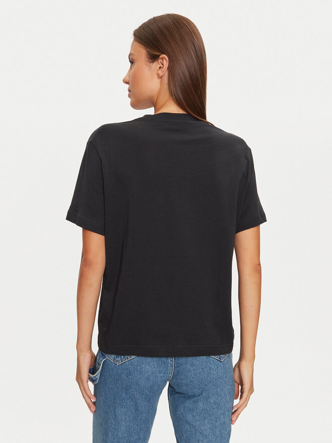 Mustang Mustang T-Shirt Floris 1015457 Μαύρο Relaxed Fit