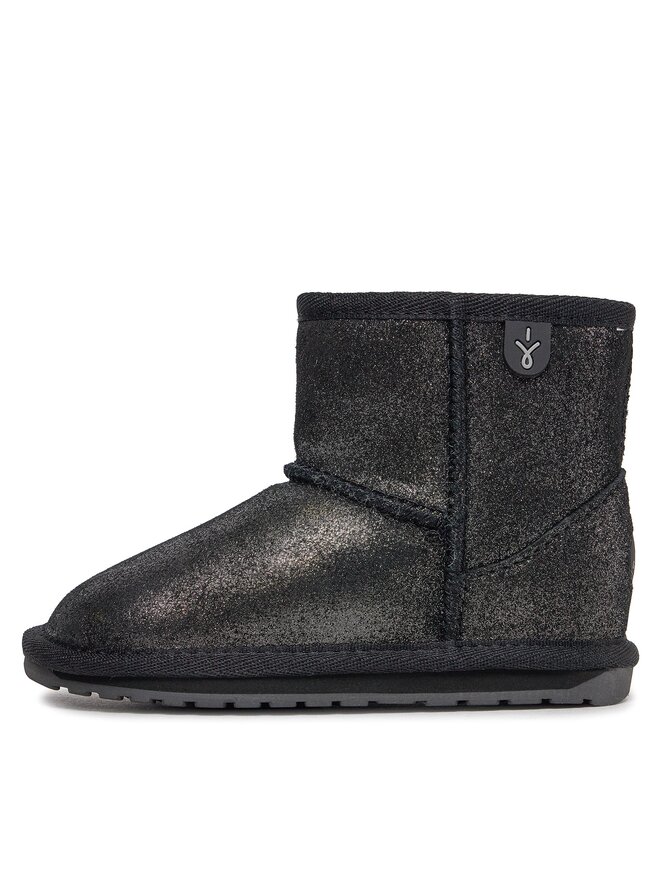 EMU Australia Schneeschuhe EMU Australia Wallaby Mini Metallic K11856 Schwarz